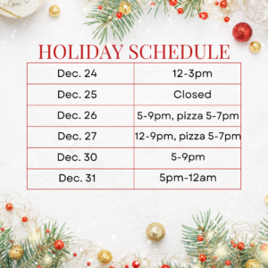 2025Winterholidayhours
